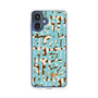 スリムプロテクションケース［ ELLEgirl - ミックスロゴ - Pale blue ］