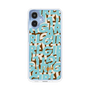 スリムプロテクションケース［ ELLEgirl - ミックスロゴ - Pale blue ］