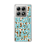 スリムプロテクションケース［ ELLEgirl - ミックスロゴ - Pale blue ］
