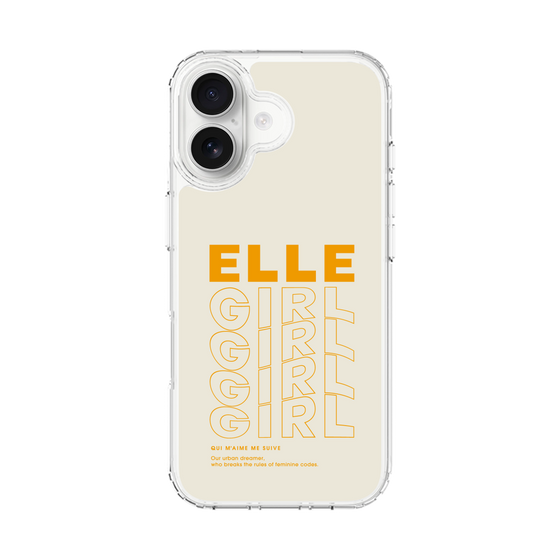 スリムプロテクションケース［ ELLEgirl - ロゴ ］