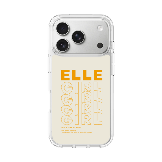 スリムプロテクションケース［ ELLEgirl - ロゴ ］