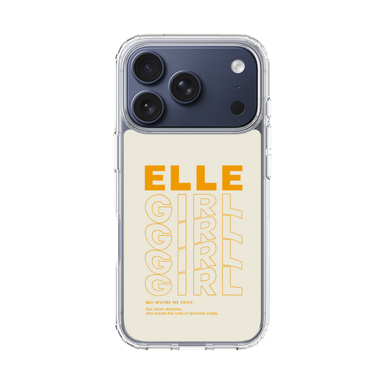 スリムプロテクションケース［ ELLEgirl - ロゴ ］