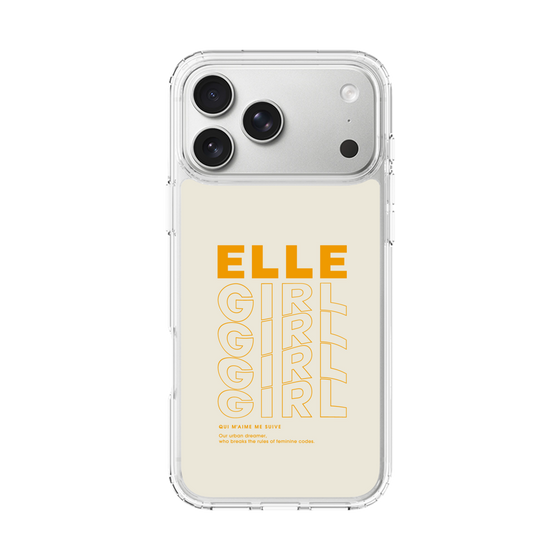 スリムプロテクションケース［ ELLEgirl - ロゴ ］