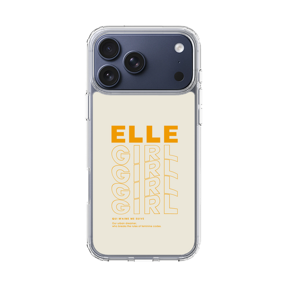 スリムプロテクションケース［ ELLEgirl - ロゴ ］