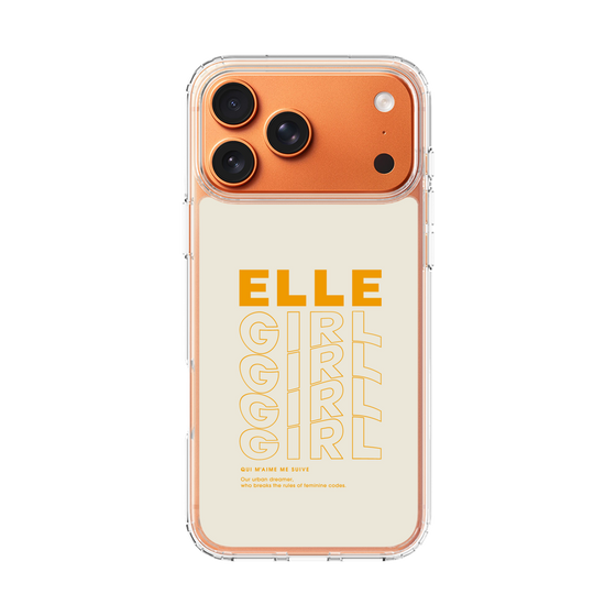 スリムプロテクションケース［ ELLEgirl - ロゴ ］