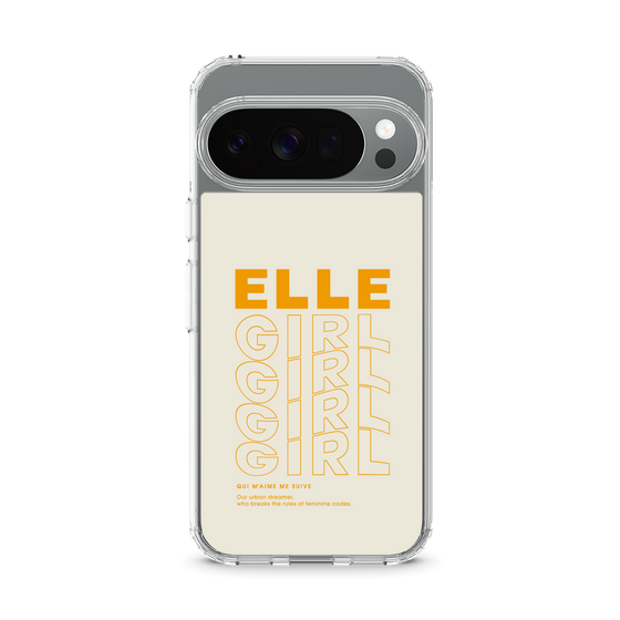 スリムプロテクションケース［ ELLEgirl - ロゴ ］