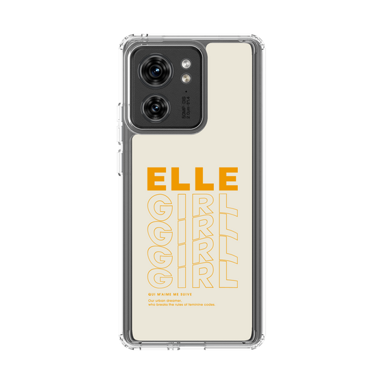 スリムプロテクションケース［ ELLEgirl - ロゴ ］