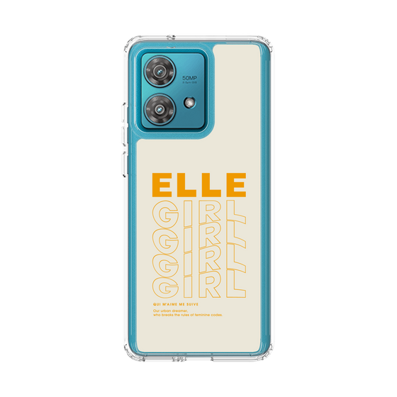 スリムプロテクションケース［ ELLEgirl - ロゴ ］
