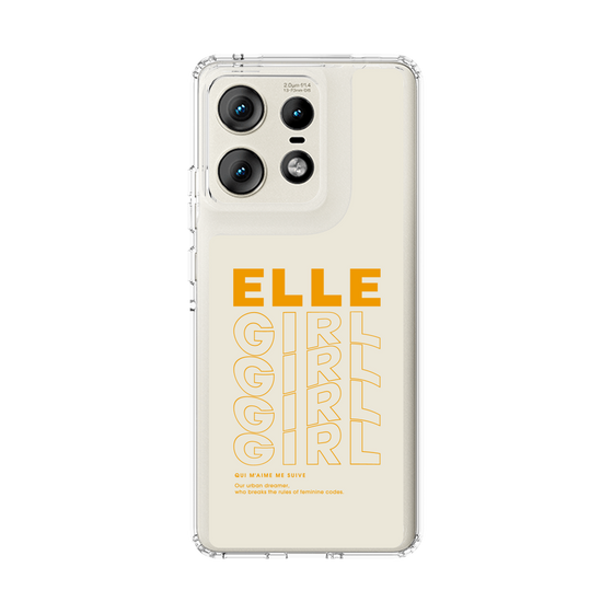 スリムプロテクションケース［ ELLEgirl - ロゴ ］