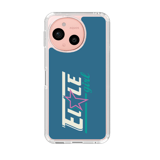 スリムプロテクションケース［ ELLEgirl - レトロロゴ ］