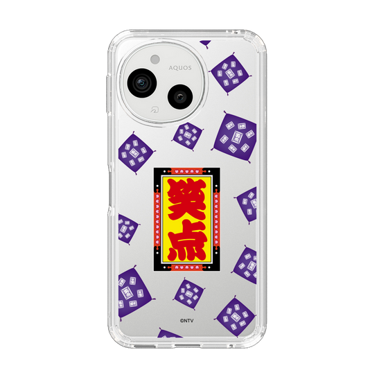 スリムプロテクションケース［ 笑点 - 座布団 - クリア ］