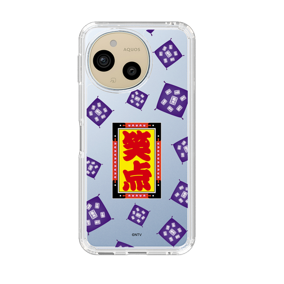 スリムプロテクションケース［ 笑点 - 座布団 - クリア ］