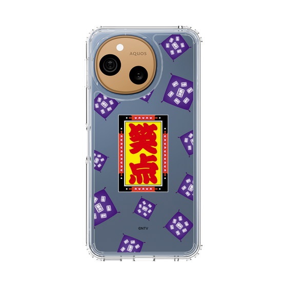 スリムプロテクションケース［ 笑点 - 座布団 - クリア ］