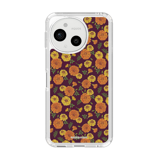 スリムプロテクションケース［ 日比谷花壇 - マリーゴールド ］