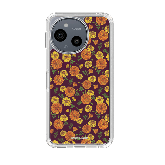 スリムプロテクションケース［ 日比谷花壇 - マリーゴールド ］
