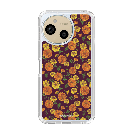 スリムプロテクションケース［ 日比谷花壇 - マリーゴールド ］