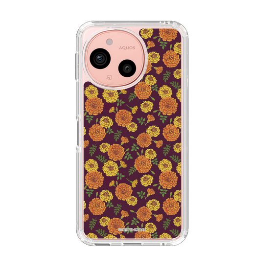 スリムプロテクションケース［ 日比谷花壇 - マリーゴールド ］