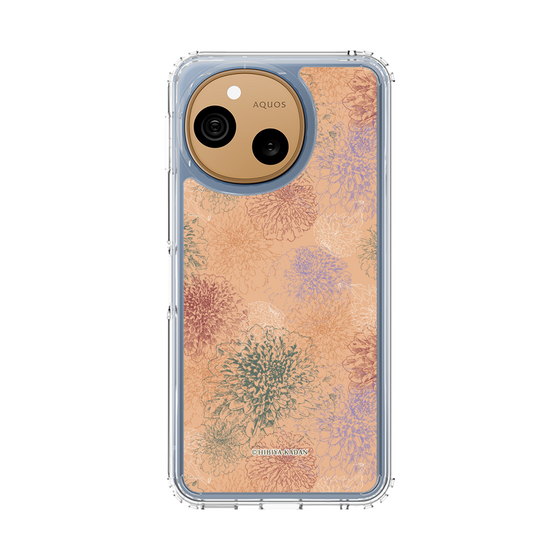 スリムプロテクションケース［ 日比谷花壇 - ダリア - オレンジ ］