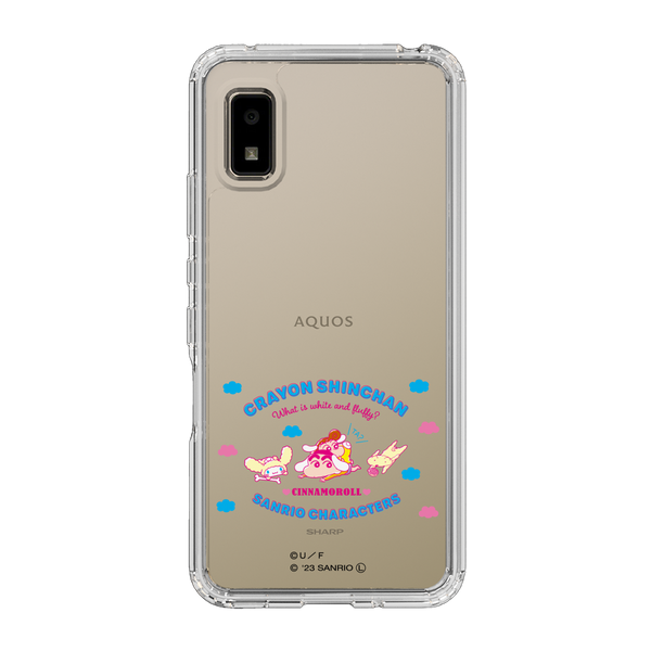 スリムプロテクションケース for SHARP AQUOS wish2［ クレヨンしんちゃん クラウド ］