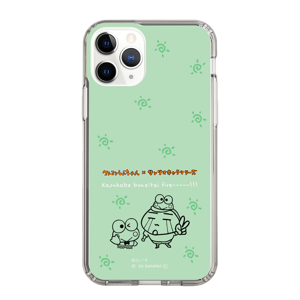 スリムプロテクションケース for Apple iPhone 11 Pro［ クレヨンしんちゃん - マサオくんとけろけろけろっぴ ］