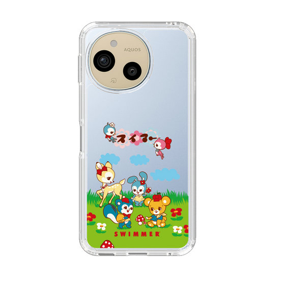 スリムプロテクションケース［ SWIMMER - レトロアニマル ］