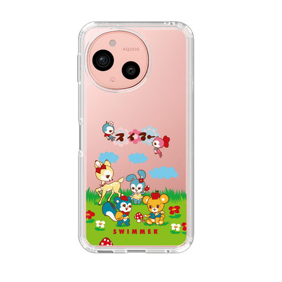 スリムプロテクションケース［ SWIMMER - レトロアニマル ］