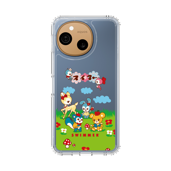 スリムプロテクションケース［ SWIMMER - レトロアニマル ］