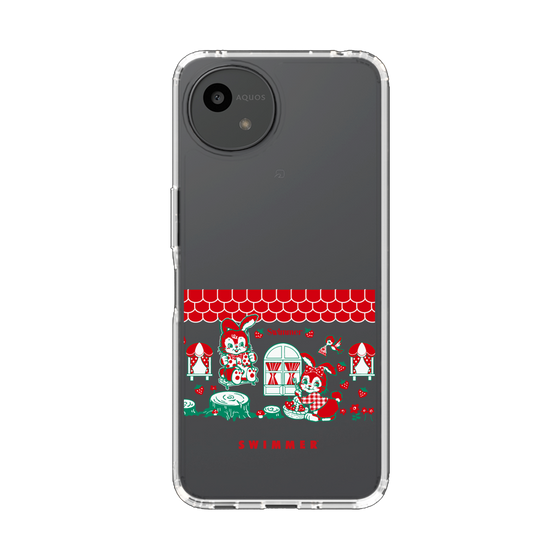 スリムプロテクションケース［ SWIMMER - うさいちご ］