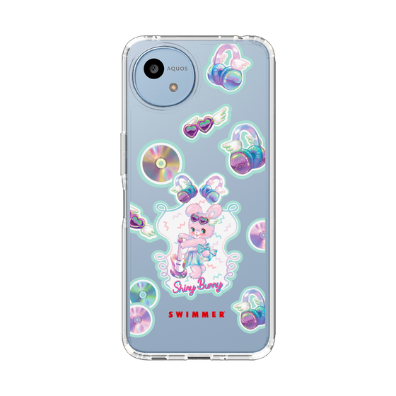 スリムプロテクションケース［ SWIMMER - シャイニーバニー ］