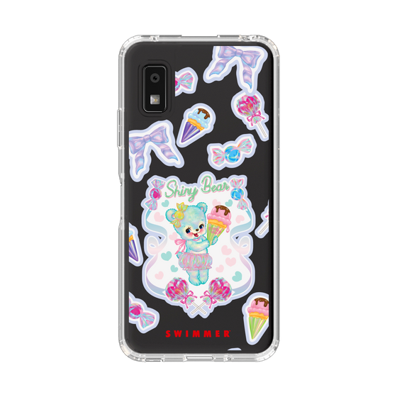 スリムプロテクションケース［ SWIMMER - シャイニーベア ］