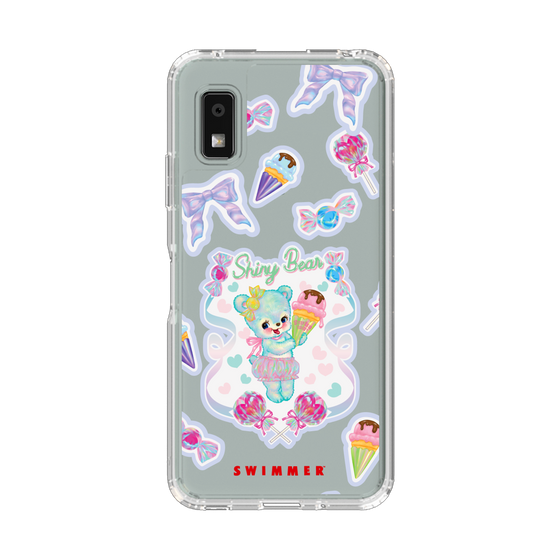 スリムプロテクションケース［ SWIMMER - シャイニーベア ］
