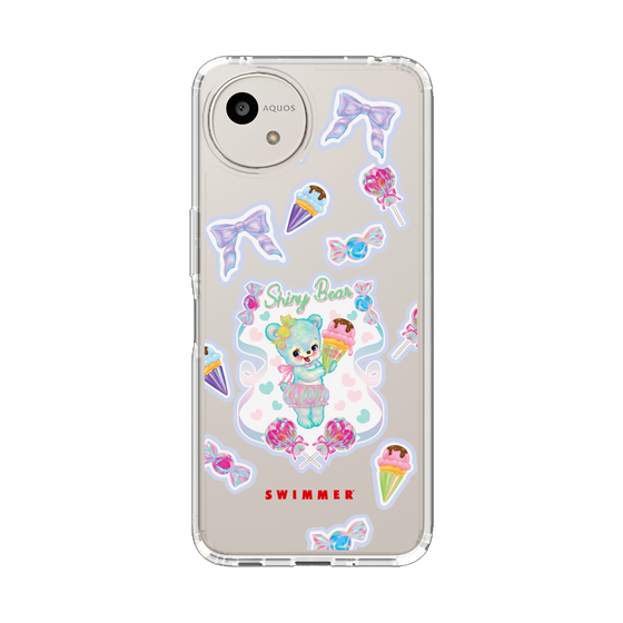 スリムプロテクションケース［ SWIMMER - シャイニーベア ］