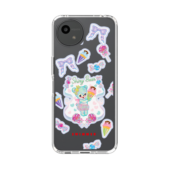 スリムプロテクションケース［ SWIMMER - シャイニーベア ］