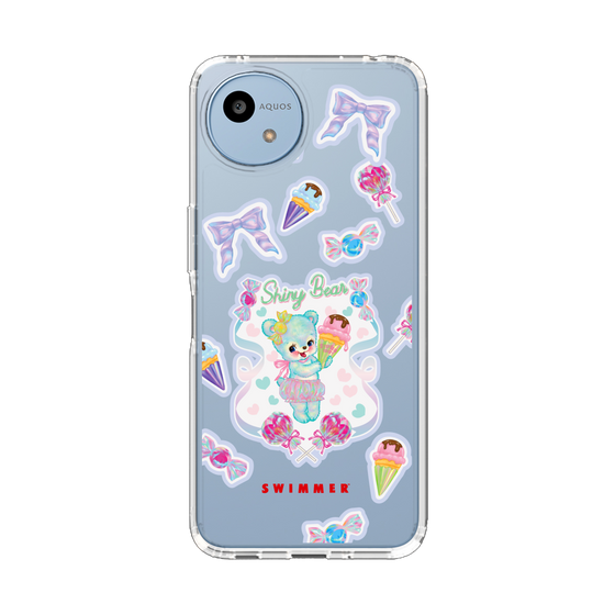 スリムプロテクションケース［ SWIMMER - シャイニーベア ］