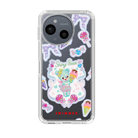 スリムプロテクションケース［ SWIMMER - シャイニーベア ］