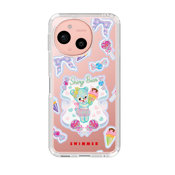 スリムプロテクションケース［ SWIMMER - シャイニーベア ］