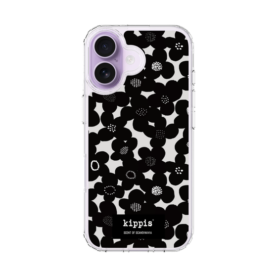 スリムプロテクションケース［ kippis® - Kevät 春 - ブラック ］