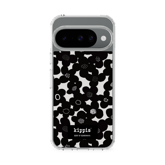 スリムプロテクションケース［ kippis® - Kevät 春 - ブラック ］