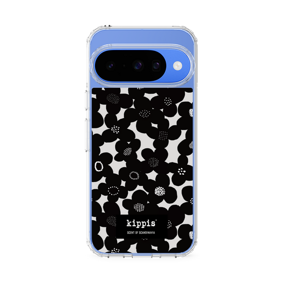スリムプロテクションケース［ kippis® - Kevät 春 - ブラック ］