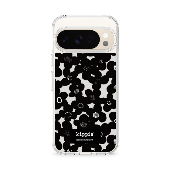 スリムプロテクションケース［ kippis® - Kevät 春 - ブラック ］