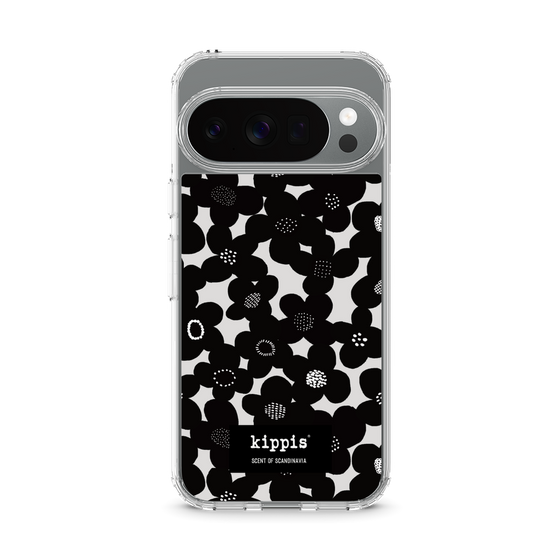 スリムプロテクションケース［ kippis® - Kevät 春 - ブラック ］