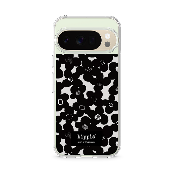 スリムプロテクションケース［ kippis® - Kevät 春 - ブラック ］
