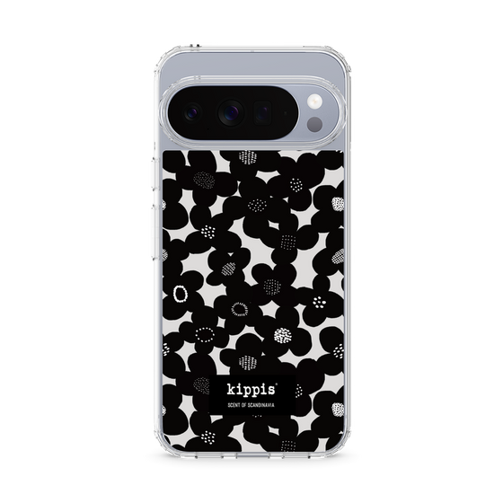 スリムプロテクションケース［ kippis® - Kevät 春 - ブラック ］