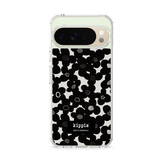 スリムプロテクションケース［ kippis® - Kevät 春 - ブラック ］