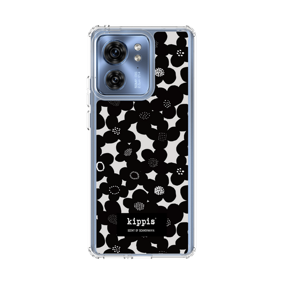 スリムプロテクションケース［ kippis® - Kevät 春 - ブラック ］