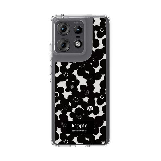 スリムプロテクションケース［ kippis® - Kevät 春 - ブラック ］