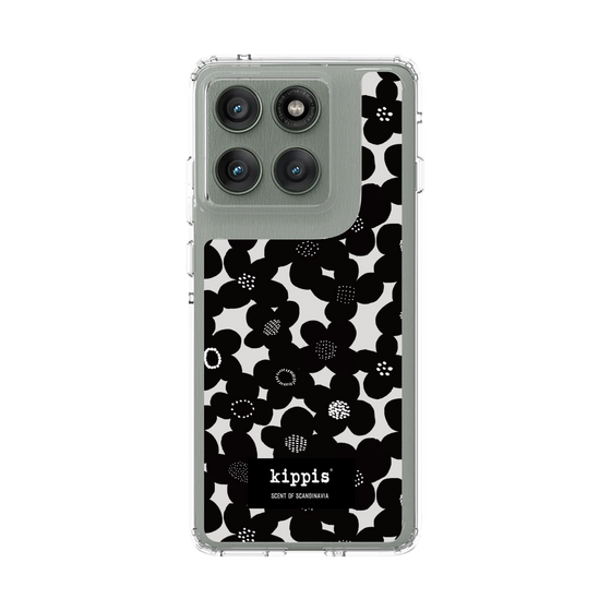 スリムプロテクションケース［ kippis® - Kevät 春 - ブラック ］