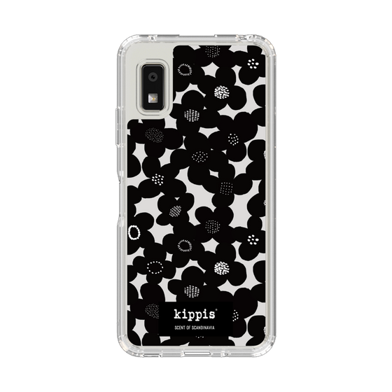 スリムプロテクションケース［ kippis® - Kevät 春 - ブラック ］