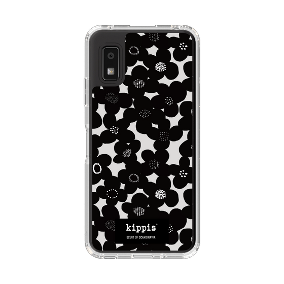 スリムプロテクションケース［ kippis® - Kevät 春 - ブラック ］