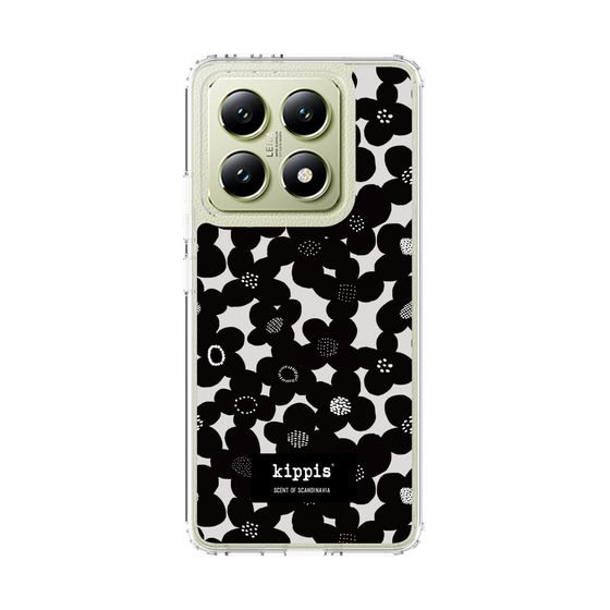 スリムプロテクションケース［ kippis® - Kevät 春 - ブラック ］